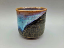 画像をギャラリービューアに読み込む, 会津本郷焼 宗像利訓 翠彩掛分筒茶碗
