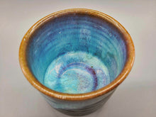 画像をギャラリービューアに読み込む, 会津本郷焼 宗像利訓 翠彩掛分筒茶碗