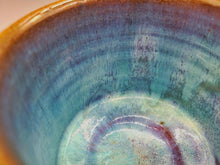 画像をギャラリービューアに読み込む, 会津本郷焼 宗像利訓 翠彩掛分筒茶碗