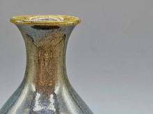 画像をギャラリービューアに読み込む, 会津本郷焼 宗像利訓 翠彩掛分花瓶(C)