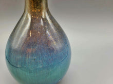 画像をギャラリービューアに読み込む, 会津本郷焼 宗像利訓 翠彩掛分花瓶(C)