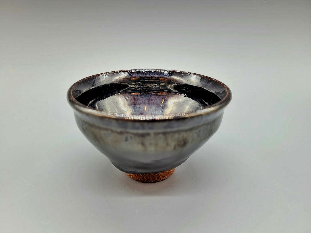 八代 宗像利浩 会津本郷 宗像窯 瑠璃ぐい呑 未使用 寛土里(かんどり)個展 八代 宗像利浩 会津本郷 宗像窯 瑠璃ぐい呑 未使用 寛土里(かんどり)