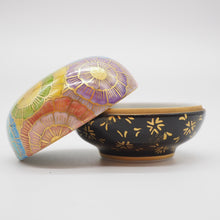 Load image into Gallery viewer, 京焼・清水焼 紀澤 金彩花詰ボンボニエール