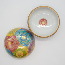 Load image into Gallery viewer, 京焼・清水焼 紀澤 金彩花詰ボンボニエール