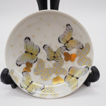 Load image into Gallery viewer, 京焼・清水焼 金澤由美子 五色蝶3寸皿セット