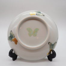 Load image into Gallery viewer, 京焼・清水焼 金澤由美子 五色蝶4寸皿セット
