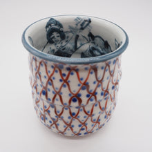 将图片加载到图库查看器,京焼・清水焼 村田幸之介(六齋窯) 七福神あみ湯呑