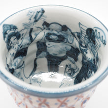 将图片加载到图库查看器,京焼・清水焼 村田幸之介(六齋窯) 七福神あみ湯呑