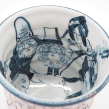将图片加载到图库查看器,京焼・清水焼 村田幸之介(六齋窯) 七福神あみマグカップ