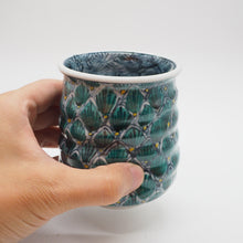 将图片加载到图库查看器,京焼・清水焼 村田幸之介(六齋窯) 山水松紋湯呑