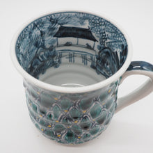 将图片加载到图库查看器,京焼・清水焼 村田幸之介(六齋窯) 山水松紋マグカップ