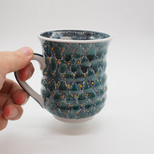 将图片加载到图库查看器,京焼・清水焼 村田幸之介(六齋窯) 山水松紋マグカップ