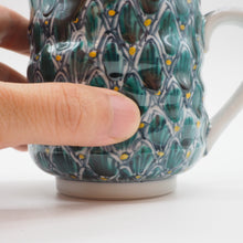 将图片加载到图库查看器,京焼・清水焼 村田幸之介(六齋窯) 山水松紋マグカップ