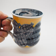 将图片加载到图库查看器,京焼・清水焼 村田幸之介(六齋窯) 雀六瓢マグカップ