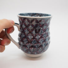 将图片加载到图库查看器,京焼・清水焼 村田幸之介(六齋窯) 山水紫七宝マグカップ