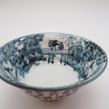 将图片加载到图库查看器,京焼・清水焼 村田幸之介(六齋窯) 山水あみ茶漬(ご飯茶碗)