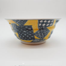 将图片加载到图库查看器,京焼・清水焼 村田幸之介(六齋窯) 山水黄地祥瑞丼