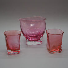 画像をギャラリービューアに読み込む, 京焼・清水焼 荒木桜子 金赤半酒器揃
