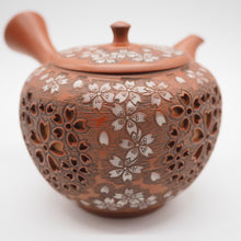 画像をギャラリービューアに読み込む, 常滑焼 舜園 急須(桜紋透かし)
