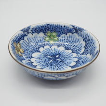 画像をギャラリービューアに読み込む, 京焼・清水焼 矢野正三(碧黄石窯)牡丹小付