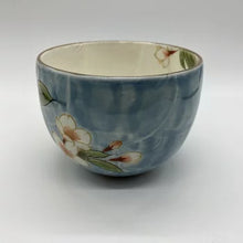 将图片加载到图库查看器,京焼・清水焼 土渕陶あん(陶あん窯) 陶あんボウル桜(ブルー)