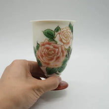 将图片加载到图库查看器,京焼・清水焼 土渕陶あん(陶あん窯) グラス薔薇