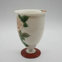 将图片加载到图库查看器,京焼・清水焼 土渕陶あん(陶あん窯) グラス薔薇