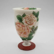 将图片加载到图库查看器,京焼・清水焼 土渕陶あん(陶あん窯) グラス薔薇
