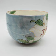 将图片加载到图库查看器,京焼・清水焼 土渕陶あん(陶あん窯) 陶あんボウル百合