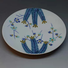 画像をギャラリービューアに読み込む, 京焼・清水焼 叶松谷 中皿 小清水松梅皿