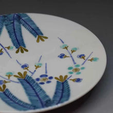 画像をギャラリービューアに読み込む, 京焼・清水焼 叶松谷 中皿 小清水松梅皿