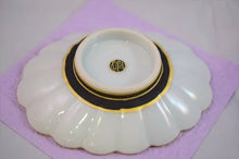 Load image into Gallery viewer, 京焼・清水焼 空女(小野多美枝) 華薩摩楕円碗皿