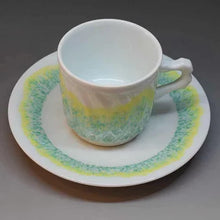 画像をギャラリービューアに読み込む, 京焼・清水焼 叶松谷 コーヒーカップ 菜の花