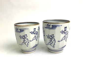 食器　京焼　清水焼　山本壹楽　茶器　湯呑み　蓋付き湯呑み　5客　　専用です。 京焼・清水焼 山本壹楽(壹楽窯) 源氏物語組湯呑 – SEIKADO