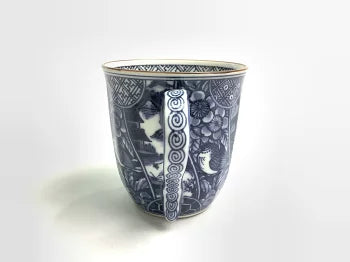 京焼・清水焼 山本壹楽(壹楽窯) 染付祥瑞花鳥マグカップ – SEIKADO 京焼・清水焼 山本壹楽(壹楽窯) 染付祥瑞花鳥マグカップ – SEIKADO