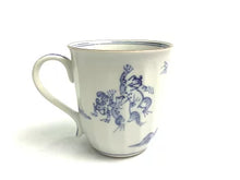 将图片加载到图库查看器,京焼・清水焼 山本壹楽(壹楽窯) 染付高山寺マグカップ