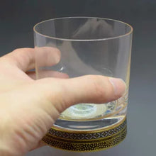 将图片加载到图库查看器,京焼・清水焼 空女(小野多美枝) 華薩摩ロックグラス