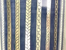 画像をギャラリービューアに読み込む, 京焼・清水焼 今橋炭渓(炭渓窯) 呉須銀彩鎖文湯呑