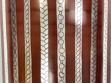 画像をギャラリービューアに読み込む, 京焼・清水焼 今橋炭渓(炭渓窯) 赤地銀彩鎖文湯呑