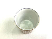 画像をギャラリービューアに読み込む, 京焼・清水焼 今橋炭渓(炭渓窯) 赤地銀彩鎖文湯呑