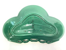 将图片加载到图库查看器,京焼・清水焼 今橋炭渓(炭渓窯) 青交趾つる松長皿