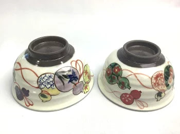 京焼・清水焼 土渕陶あん(陶あん窯) 四季彩六瓢組飯碗 – SEIKADO