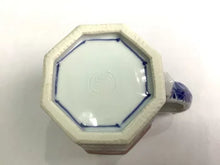 將圖片載入圖庫檢視器 京焼・清水焼 加藤雲泉(雲泉窯) 赤彩二十四文八角マグカップ