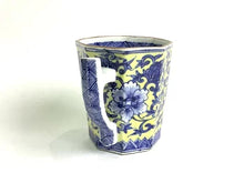 將圖片載入圖庫檢視器 京焼・清水焼 加藤雲泉(雲泉窯) 黄濃牡丹八角マグカップ