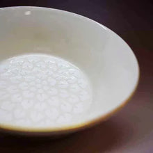 将图片加载到图库查看器,京焼・清水焼 今橋炭渓(炭渓窯) 白花鉢