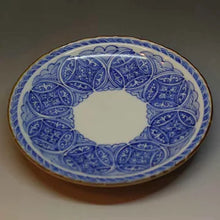 画像をギャラリービューアに読み込む, 京焼・清水焼 加藤雲泉(雲泉窯) 小皿 染付丸紋5寸皿