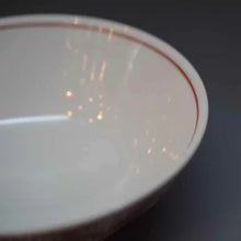 画像をギャラリービューアに読み込む, 京焼・清水焼 叶松谷 赤絵雷文飯碗