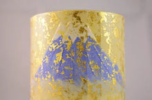 画像をギャラリービューアに読み込む, 京焼・清水焼 今橋炭渓(炭渓窯) 金彩富士山組湯呑