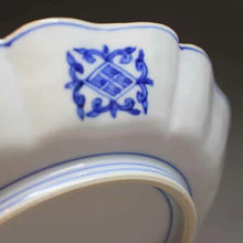 画像をギャラリービューアに読み込む, 京焼・清水焼 加藤雲泉(雲泉窯) 中皿 着彩間取花唐草中皿