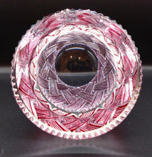 將圖片載入圖庫檢視器 江戸切子　青山弥生　ロックグラス　織織　ピンク
